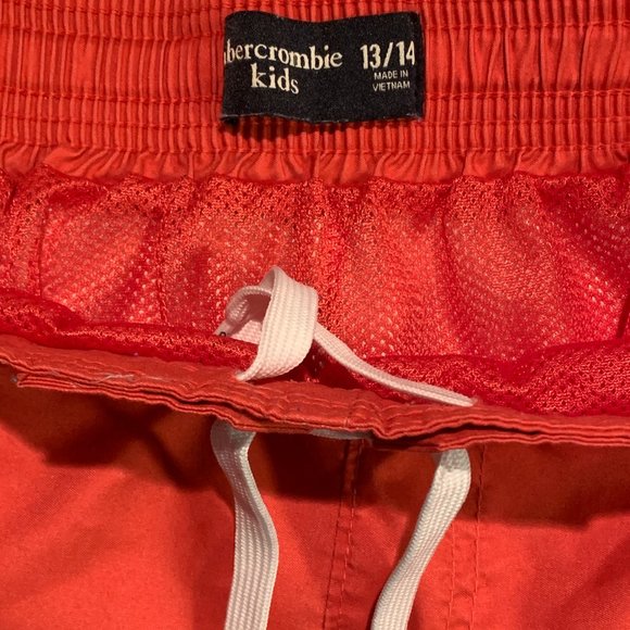 Abercrombie Kids Swimsuit 13/14 Orange/Yellow - Picture 3 of 6